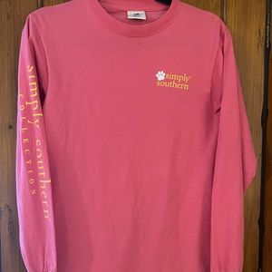 Women’s size small simply southern long sleeved tee ..